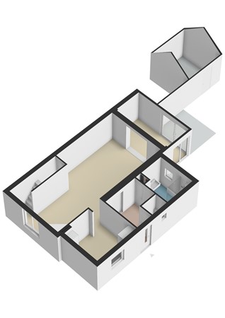 Plattegrond - Ceintuurstraat 50, 6372 HG Landgraaf - Ceintuurstraat 50 Landgraaf - Begane grond 3D.jpg